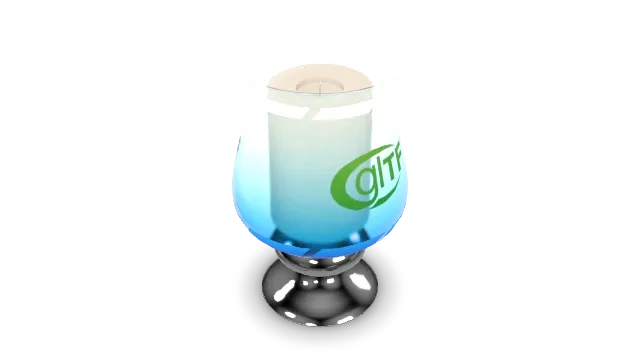 GlassHurricaneCandleHolder